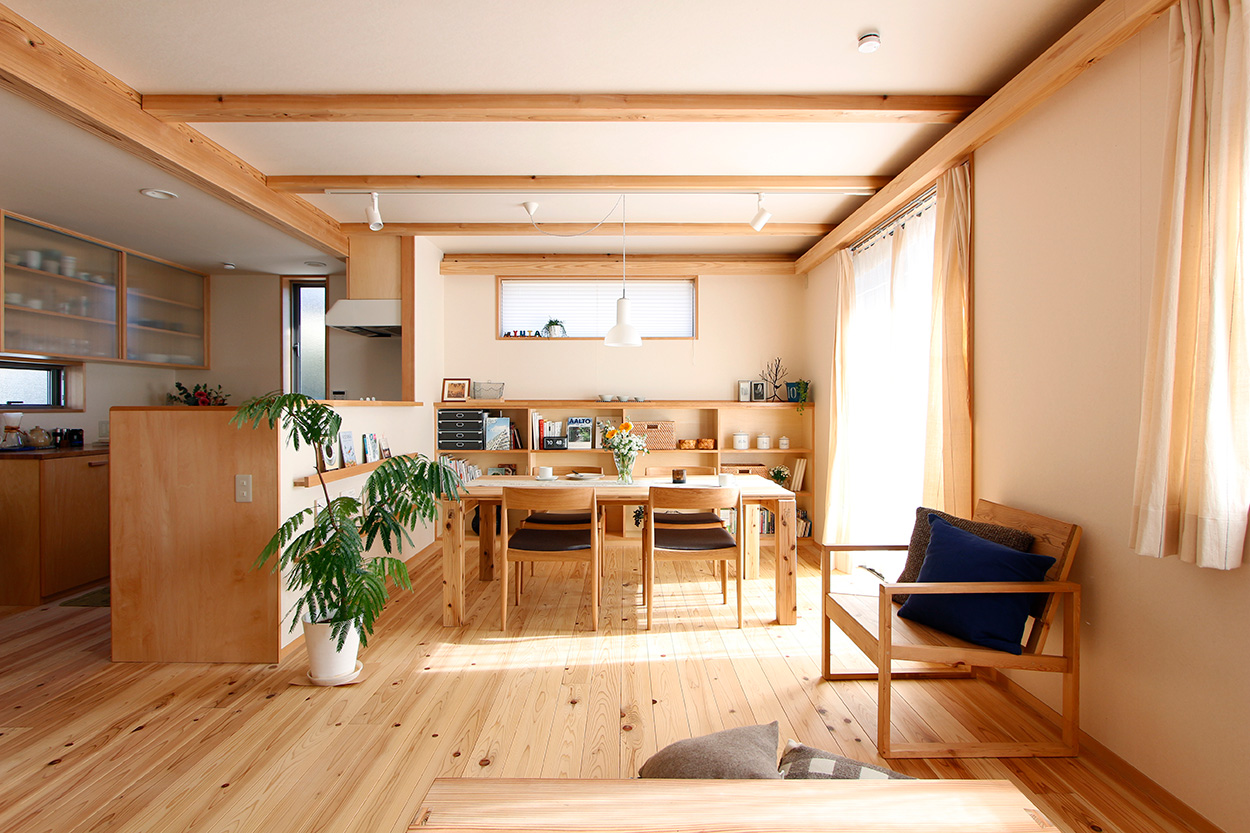 東村山市の工務店「相羽建設」がおすすめする、自然素材を用いた企画住宅「スタンダードドミノ」
